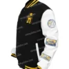 Death Row Records Collegiate Varsity Jacket Side Look