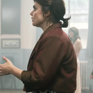 Death Valley S01 Gwyneth Keyworth Brown Blazer Back