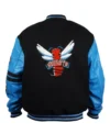 Delaware State Ole Skool Letterman Jacket back