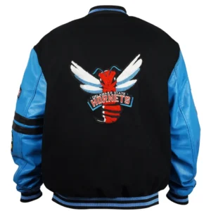 Delaware State Ole Skool Letterman Jacket back