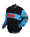 Delaware State Ole Skool Letterman Jacket left