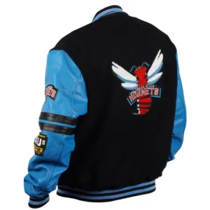 Delaware State Ole Skool Letterman Jacket left back