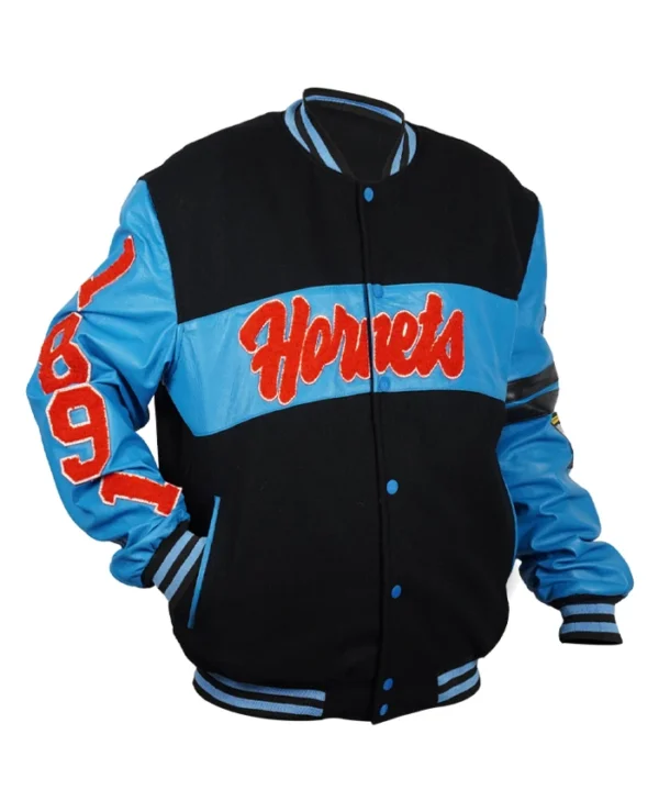 Delaware State Ole Skool Letterman Jacket right