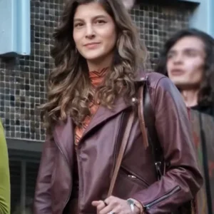 Delirium S01 Agustina Biker Leather Jacket