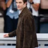 Die My Love Robert Pattinson Brown Suede Jacket
