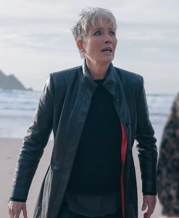 Down Cemetery Road Emma Thompson Black Coat