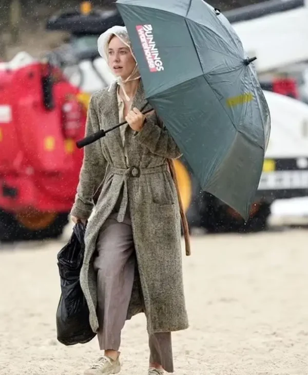 Eden Vanessa Kirby Grey Trench Wool Coat