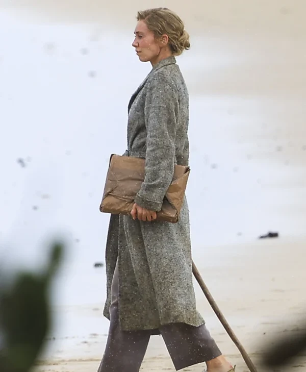 Eden Vanessa Kirby Grey Trench Coat