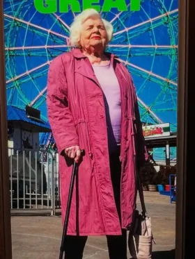 Eleanor the Great June Squibb Trench Coat Side