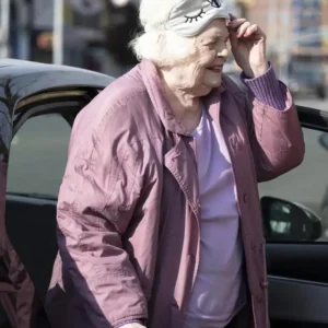 Eleanor the Great June Squibb Pink Trench Coat