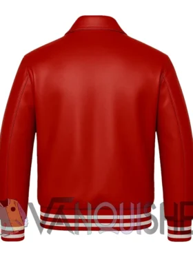 Elvis In Concert Red Bomber Jacket NEW BACK