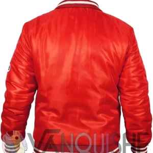 Elvis In Concert Red Bomber Jacket back