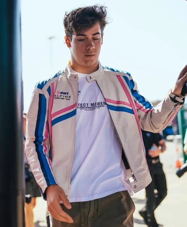 F1 Grand Prix Franco Colapinto Racing Leather Jacket