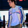 F1 Grand Prix Franco Colapinto Racing Leather Jacket Front