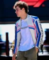 F1 Grand Prix Franco Colapinto Racing Leather Jacket Front