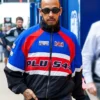F1 Lewis Hamilton Silverstone Bomber Jacket Side