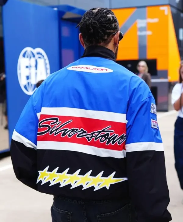 F1 Lewis Hamilton Silverstone Bomber Jacket
