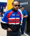 F1 Lewis Hamilton Silverstone Bomber Jacket Back