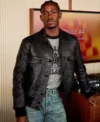 F1 The Movie Damson Idris Black Leather Jacket