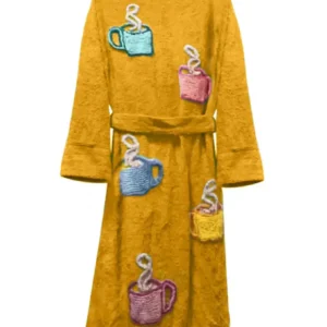 Fight Club Tyler Durden Yellow Bath Robe Back