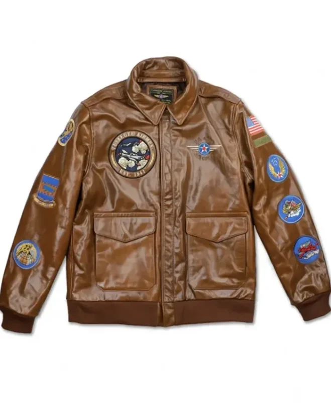Front Tuskegee Airmen Bomber Jacket