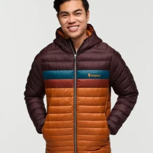 Fuego Hooded Down Puffer Zip-up Jacket