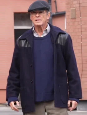 Giant Pierce Brosnan Blue Coat