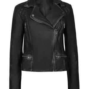 Ginny and Georgia S03 Brianne Howey Black Leather Jacket