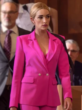 Ginny and Georgia S03 Brianne Howey Pink Blazer Side