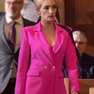 Ginny and Georgia S03 Brianne Howey Pink Blazer Side