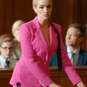 Ginny and Georgia S03 Brianne Howey Pink Suiting Blazer