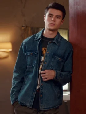 Ginny and Georgia S03 Felix Mallard Blue Denim Jacket