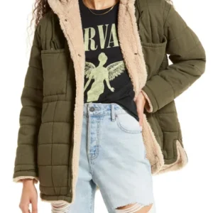 Ginny and Georgia S03 Ginny Miller Green Hooded Jacket