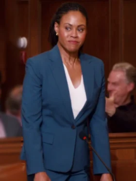 Ginny and Georgia S03 Vinessa Antoine Blue Suiting Blazer