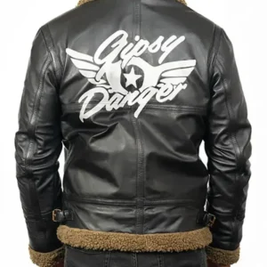Gipsy Aviator Black Leather Jacket