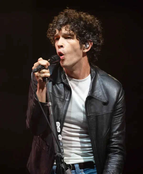 Glastonbury Matty Healy Leather Jacket