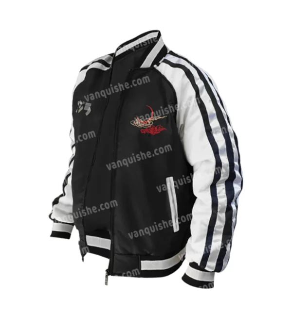 Godzilla King Of Monsters Satin Bomber Jacket Sale