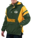 Green Bay Packers Home Team Green-Gold Hoodie Jacket