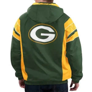 Green Bay Packers Home Team Green-Gold Hoodie Jacket For Sale