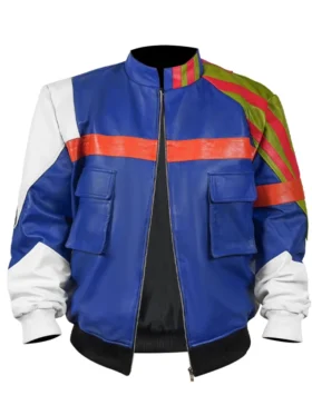 Halsey SING 2 Leather Bomber Jacket front