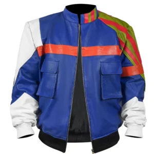 Halsey SING 2 Leather Bomber Jacket front