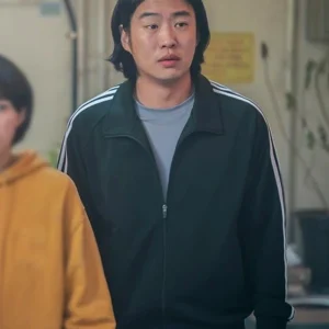 High Five Ahn Jae-hong Green Track Jacket