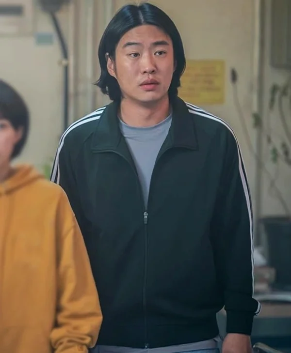 High Five Ahn Jae-hong Green Track Jacket
