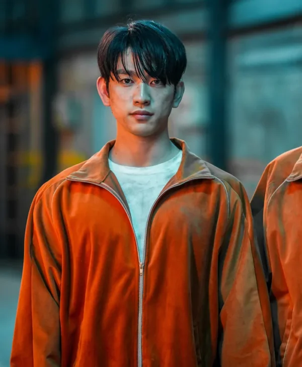 High Five Park Jin-young Brown Track Jacket