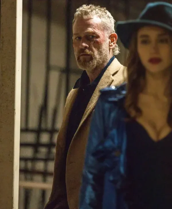 Hollywood Grit Max Martini Brown Wool Coat