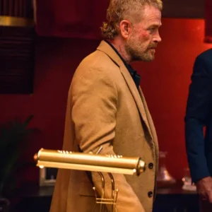 Hollywood Grit Max Martini Brown Coat