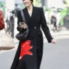 Hostage S01 Suranne Jones Black Trench Coat