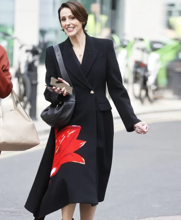 Hostage S01 Suranne Jones Black Trench Coat