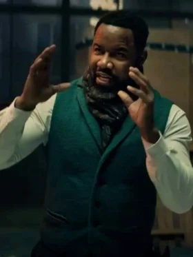 Hostile Takeover Michael Jai White Wool Vest