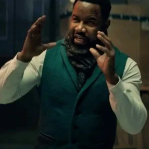 Hostile Takeover Michael Jai White Wool Vest